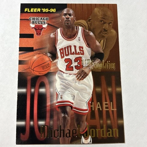 1995-96 Fleer #323 Michael Jordan Firm Foundation BULLS