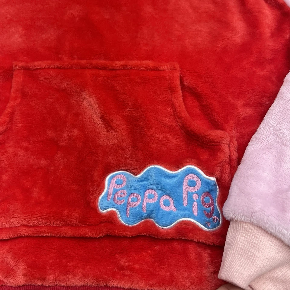 Peppa Pig Cómoda Manta Embalable Sudadera con Capucha Almohada Unisex Niños Talla OS Nueva Foto 2 de 4