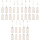  10 stücke Unfinished Blank Holz Hängen Tags Anhänger Ornamente für Nachricht