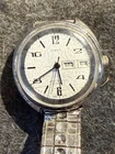 Vintage Timex Mens Watch, Mechanical Automatic, day/date,  48851 03376 , Runs