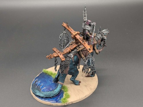 warhammer AOS ORRUK WARCLANS Snatchaboss on Sludgeraker Beast - Picture 5 of 7