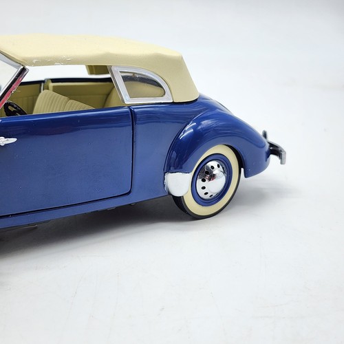 Franklin Mint 1937 Cord Blue Limited Edition /1000 1/24 Collectors Condition - Picture 13 of 24