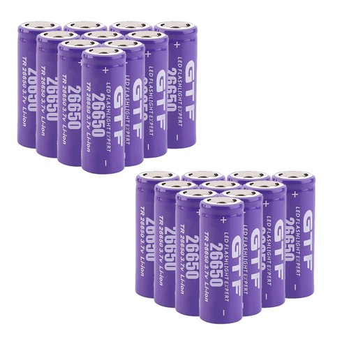 26650 3.7V Wiederaufladbare Batterie für LED-Taschenlampe Ladegerät Lot - Bild 10 von 34