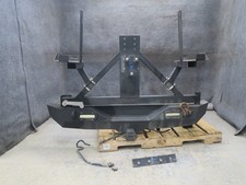 11-18 Jeep Wrangler Jk Rear Bumper Hinged Tire Carrier Tow Trailer Hitch Set