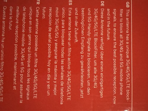 ONE FOR ALL DVB-T2 Zimmerantenne SV9495-5G, Antenne, schwarz - Bild 4 von 11