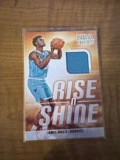 2023-24 Panini NBA Hoops - Rise N Shine Memorabilia James Nnaji #RS-NNJ (MEM, RC
