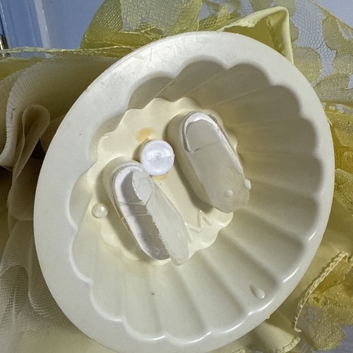 VINTAGE 1963 EEGEE CO. 16" KUNSTSTOFFPUPPE - GELBES KLEID, IN BOX - Bild 7 von 10