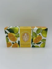 La Florentina Italy Luxury 2 Bars round Soap Citrus