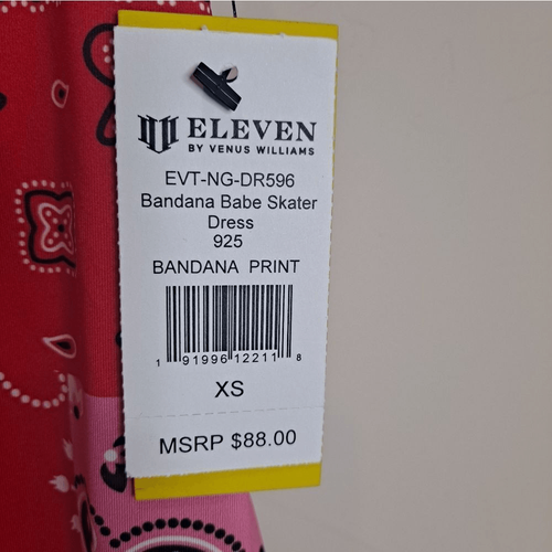 Neu mit Etikett EleVen by Venus Williams Bandana Babe sportliches Skaterkleid S - Bild 3 von 9