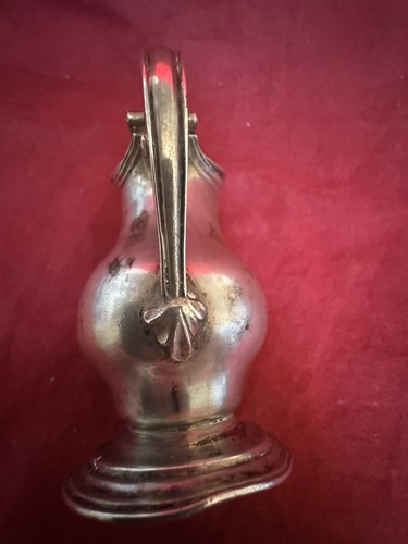 Rare Early Antique Spanish Colonial Sterling Silver Small Heavy Pitcher - Picture 10 of 11
