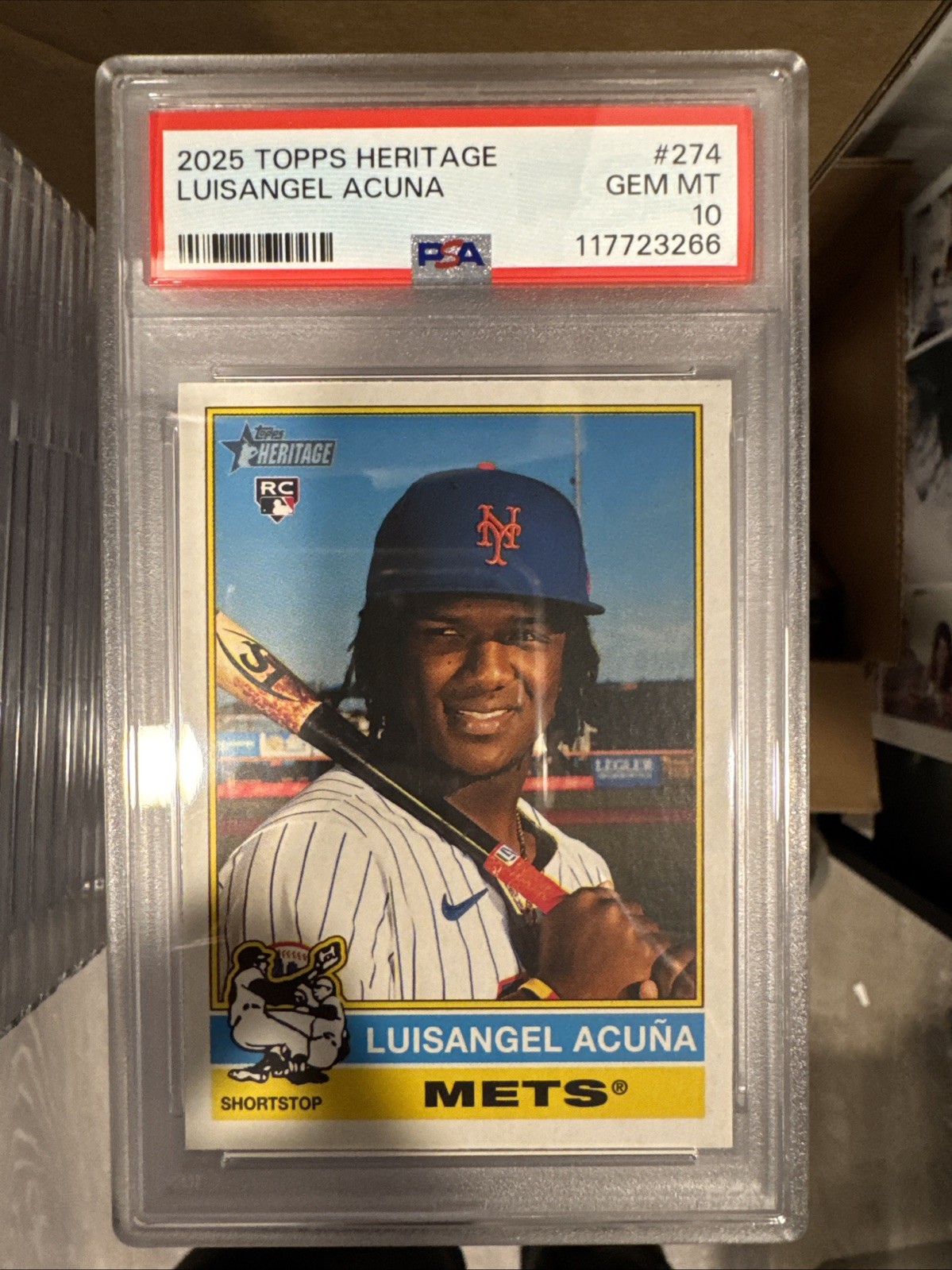 2025 Topps Heritage - Image Variation Luisangel Acuna #274 (RC)