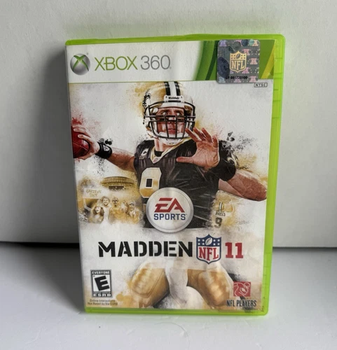 Madden NFL 11 EA Sports Manual Included Microsoft Xbox 360 Damaged Case