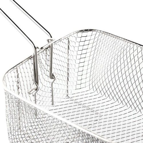 100% Nagelneu Frittierkorb Gebratenes Sieb Silber Gebratene Mini-Spieße - Bild 10 von 12