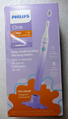 Philips - One for Kids Battery Toothbrush - Gradient Purple Fade