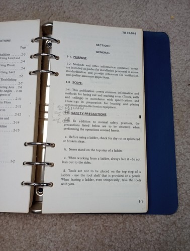 USAF Technical Manual TO 31-10-6 Standard Installation Practices Cable Racks, Et - Picture 13 of 14