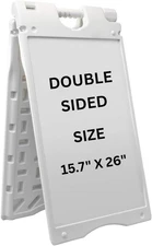 Jumbl A-Frame Signboard 15.7”x 26” Display Surface –Small Outdoor Sandwich Board