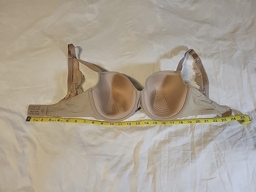 ThirdLove BH 24/7 T-Shirt mit Spitzendetail Gr. 32F taupe leicht gefüttert 32DDD UW - Bild 11 von 11