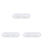  3 Pack Portable Toothbrush Cover Plastic Holder Case Travel Electric