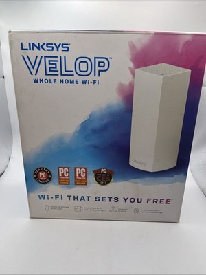 Linksys Velop Intelligent Mesh WiFi System WHW03 V2 w/Power Cord Open Box!