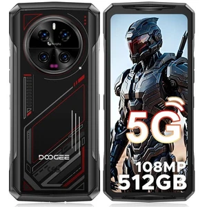 DOOGEE V40 5G Outdoor Handy Ohne Vertrag Android14 Smartphone 32 Go+512 Go 8680mAh
