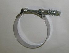 Spring-Loaded T-Bolt Clamp-HvyDtyLrgSpringMinDia3-1/8 MaxDia3-7/16 - (Pack of 5)