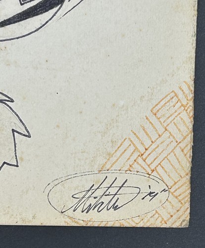 Arte Original Caricaturista KEN MITCHRONEY Star Wars Nave Espacial Arte Dibujo 1979 - Imagen 4 de 8