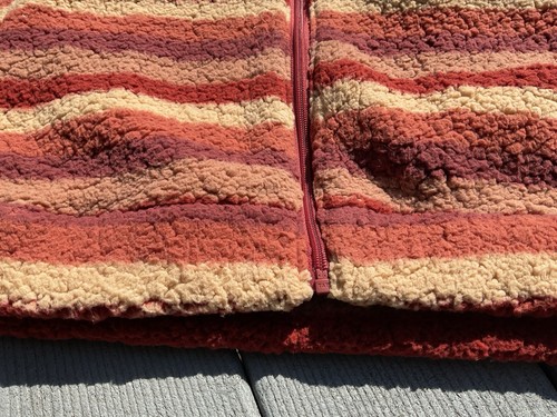 Wrangler Fleece gestreift Reißverschluss Neu mit Etikett Medium - Bild 5 von 6