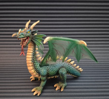 Schleich 70033 Drache Grün – Ritterwelt – Fantasie Spielfigur – Drachenfigur