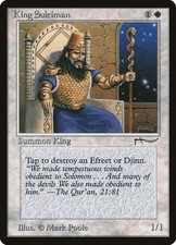 Magic MTG Arabian Nights King Suleiman NEAR MINT NM