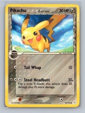 Pokémon TCG Pikachu (Delta Species) 79/110 Holon Phantoms Normal MP