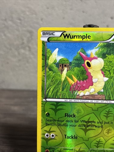 Wurmple 3/108 Roaring Skies Reverse Holo-Pokemon TCGa-Vintage-Fast Shipping-LP! - Picture 2 of 10