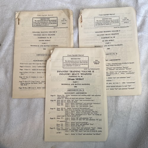 🤯 Infantry Light Motar, Night Op, Light Arms, Heavy Weapons, amended Books - Picture 17 of 17