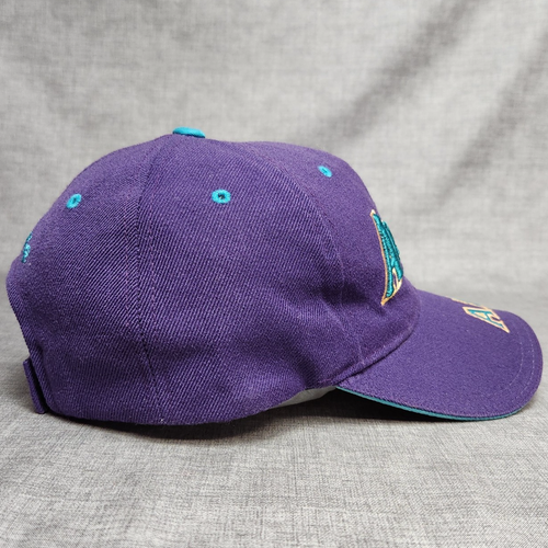 Arizona Diamondbacks Hat Purple AZ Embroidered MLB Baseball Cap Adjustable Strap - Picture 3 of 8