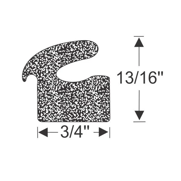 1941-1949 Buick Chevrolet Cadillac Trunk Weatherstrip. USA Made. Free Shipping - Image 3 of 3