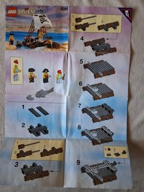 1992 LEGO 6261 RAFT RAIDERS COMPLETE SET WITH MANUAL