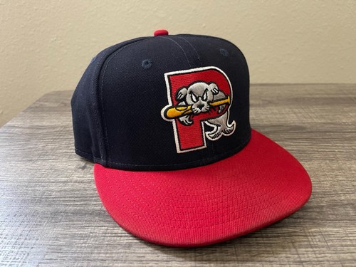2024 Marcelo Mayer Game Used Portland Sea Dogs Road Hat Red Sox - Picture 1 of 6