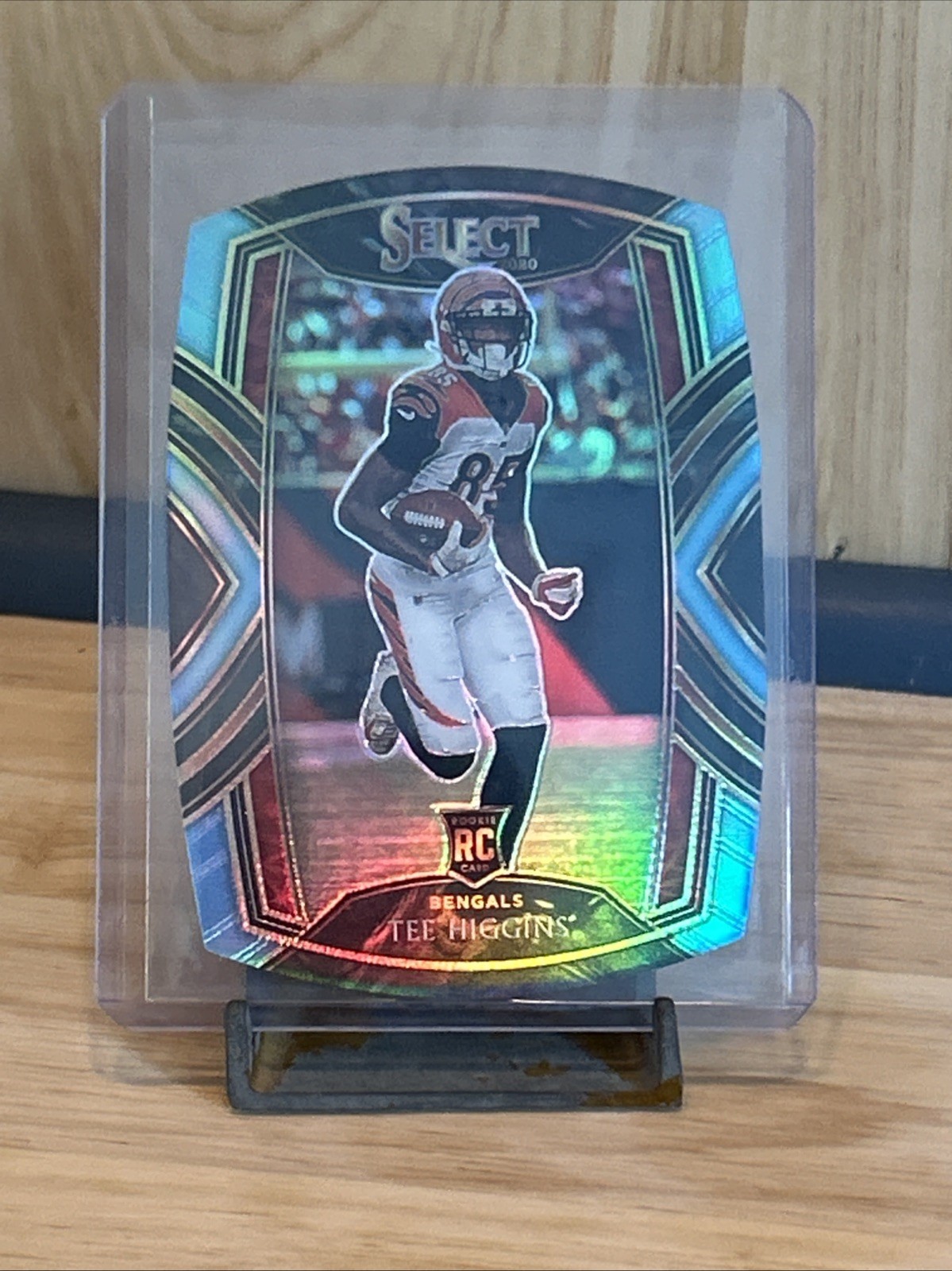2020 Panini Select - Club Level Tee Higgins #260 Blue Prizm Die-Cut (RC)