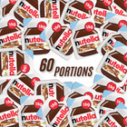 60 x Nutella Spread Chocolate Hazelnut Cocoa 15g Individual Portions Mini Packs