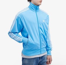 Adidas Firebird Track Jacket Semi Blue White Full Zip Originals Mens M IR9909