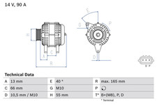 Lichtmaschine Generator für MAZDA 2 3 Stufenheck