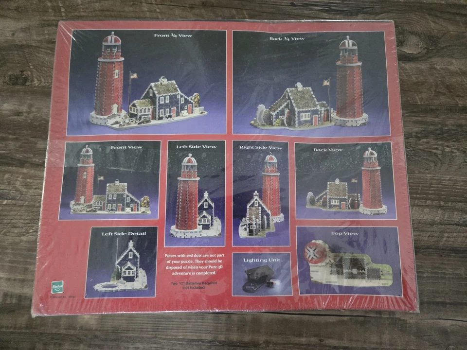 Puzz 3D “Seaside Lighthouse” Americana Collection, 349 Pieces, Box Damage - Image 3 of 4