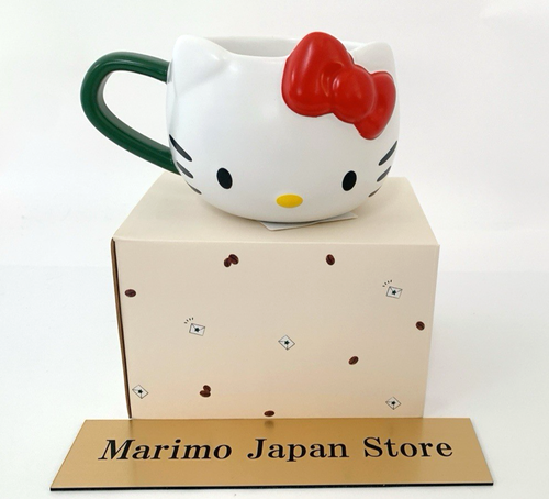 Sanrio Hello Kitty x Starbucks Ceramic Head Mug 12oz 355ml Asia Limited NEW