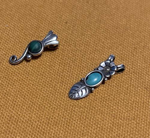 2 Carolyn Pollack Sterling Silver Signed Pendants - Bild 3 von 10