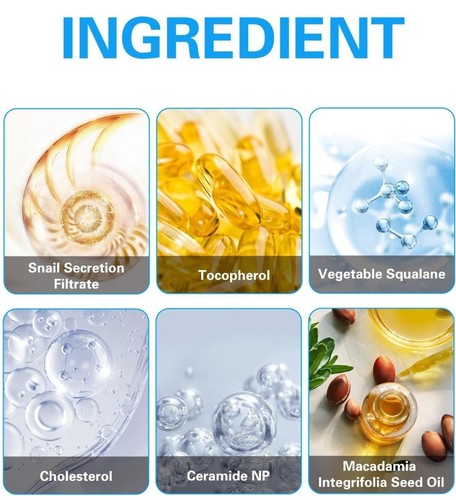 Neu Snail Mucin Feuchtigkeitscreme 92% Täglich Gesicht Feuchtigkeitscreme Gel Creme Alle Haut... - Bild 5 von 6