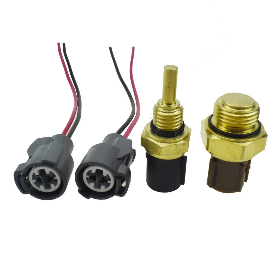 4Pcs Engine Coolant Fan Temperature Sensor Switch Set for Honda CR-V Civic Acura - Image 2 of 4
