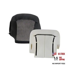 Dark Gray Cloth Front Driver Side Bottom Replacement Cloth Seat Covers  Foam