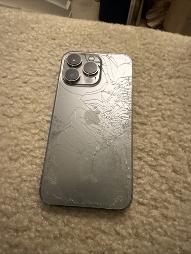 đ Apple iPhone 13 Pro 128GB Unlocked -used-graphite- Damaged Rear- Phone Works - Photo 7 sur 22