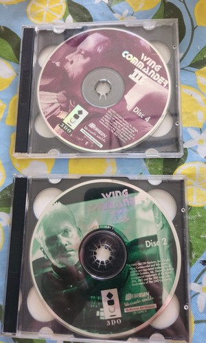 Wing Commander III: Heart of the Tiger (3DO 1995) Discs and box - Picture 3 of 5