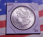 1885 Morgan Silver Dollar  90% SILVER UNCIRCULATED  COIN ~ FREE SHIPPING  👀