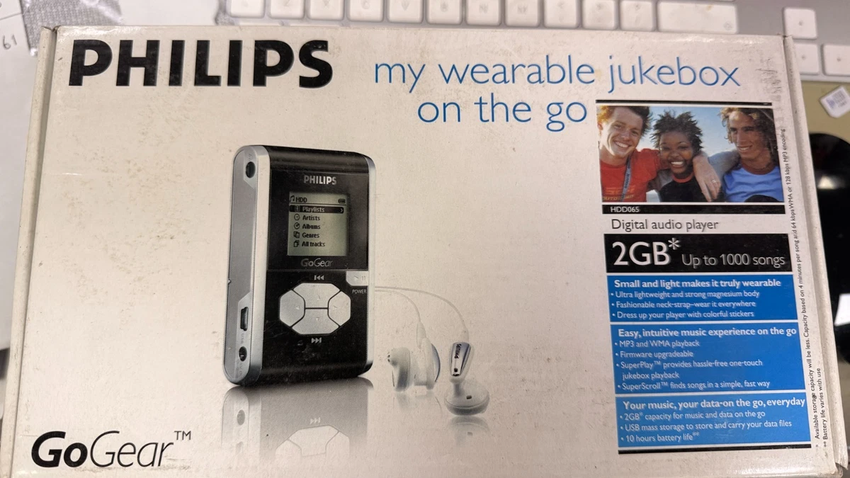 Philips GoGear Vibe Reproductor de video MP3 de 4 GB con